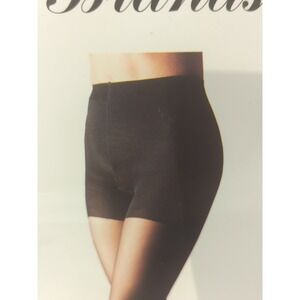 Famous‎ Maker Brand Sheer NUDE  Pantyhose High Waisted Sheer Toe Med Tall